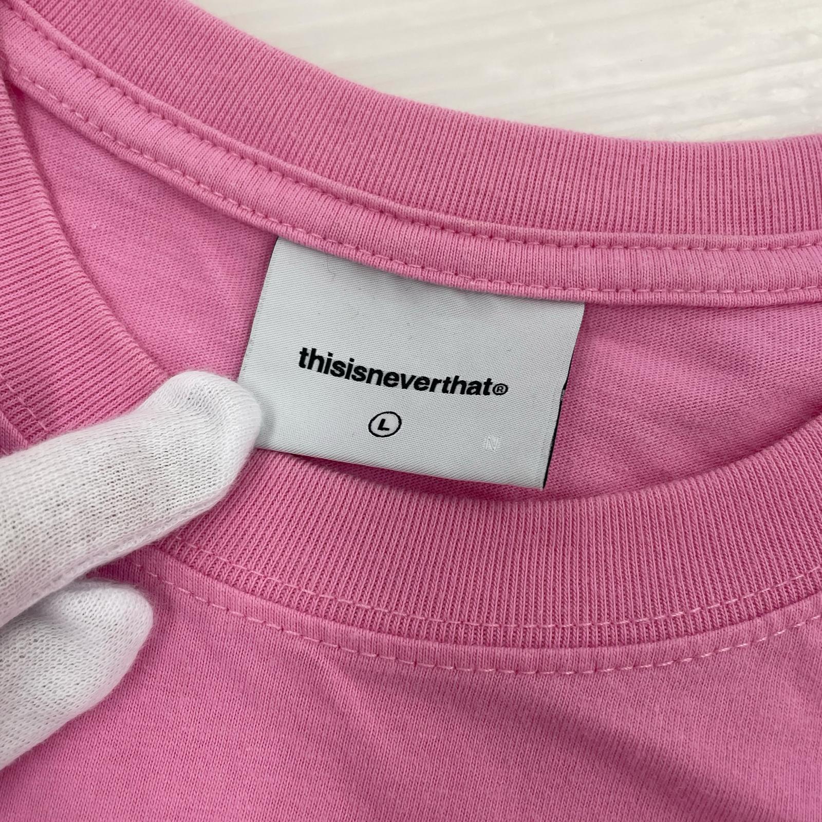 半袖Tシャツ DSN-Logo Tee ピンク (L) L ピンク