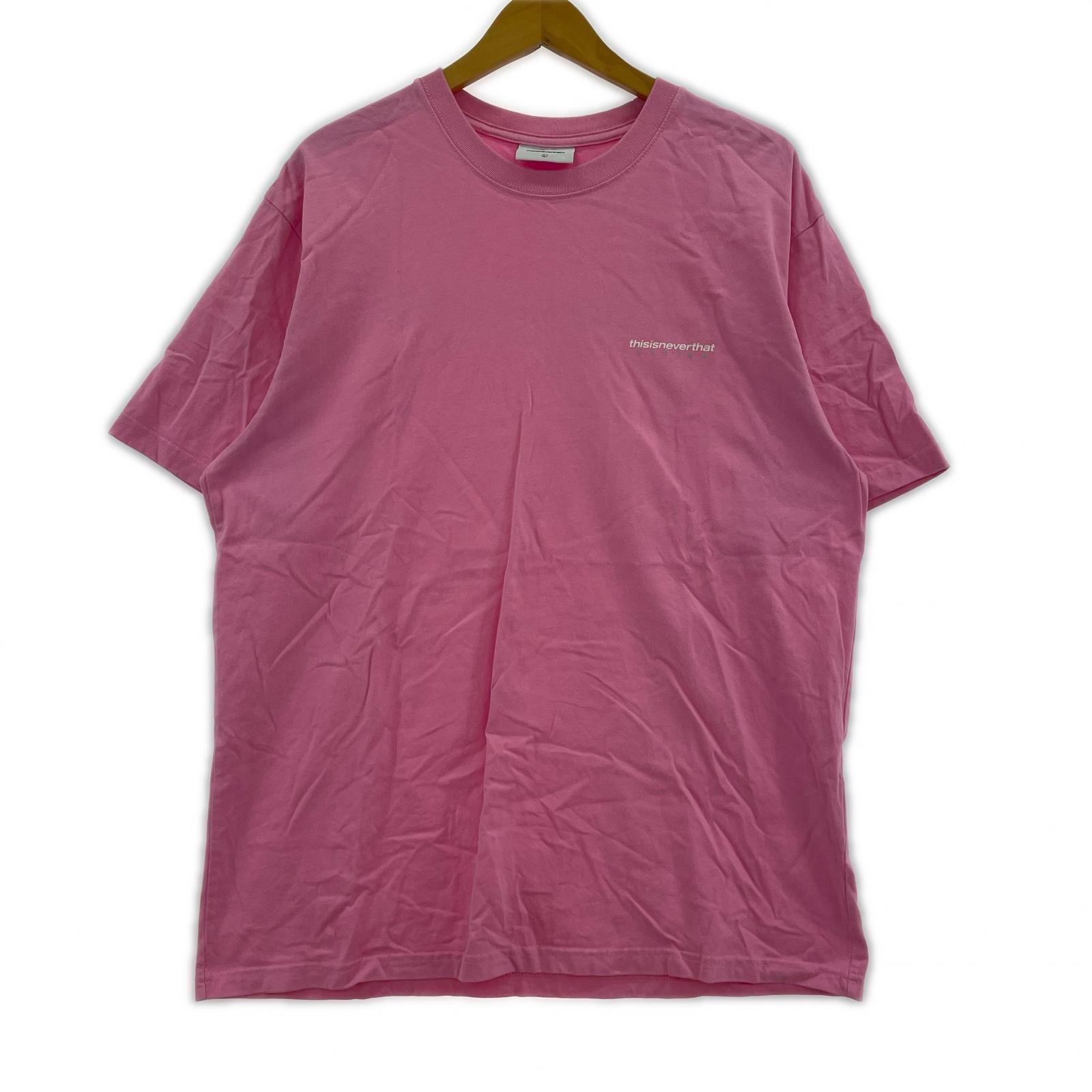 半袖Tシャツ DSN-Logo Tee ピンク (L) L ピンク