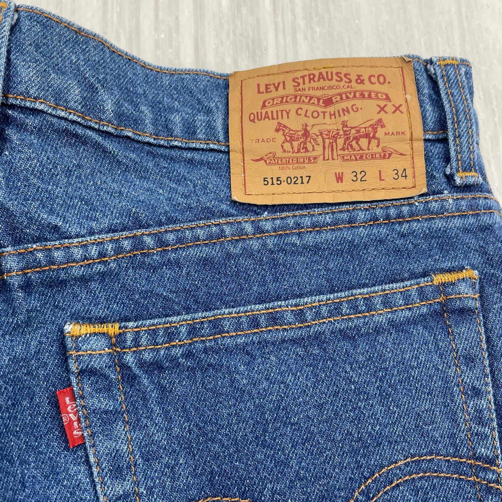 デニムパンツ 515-0217 90’S フィリピン製(W32)