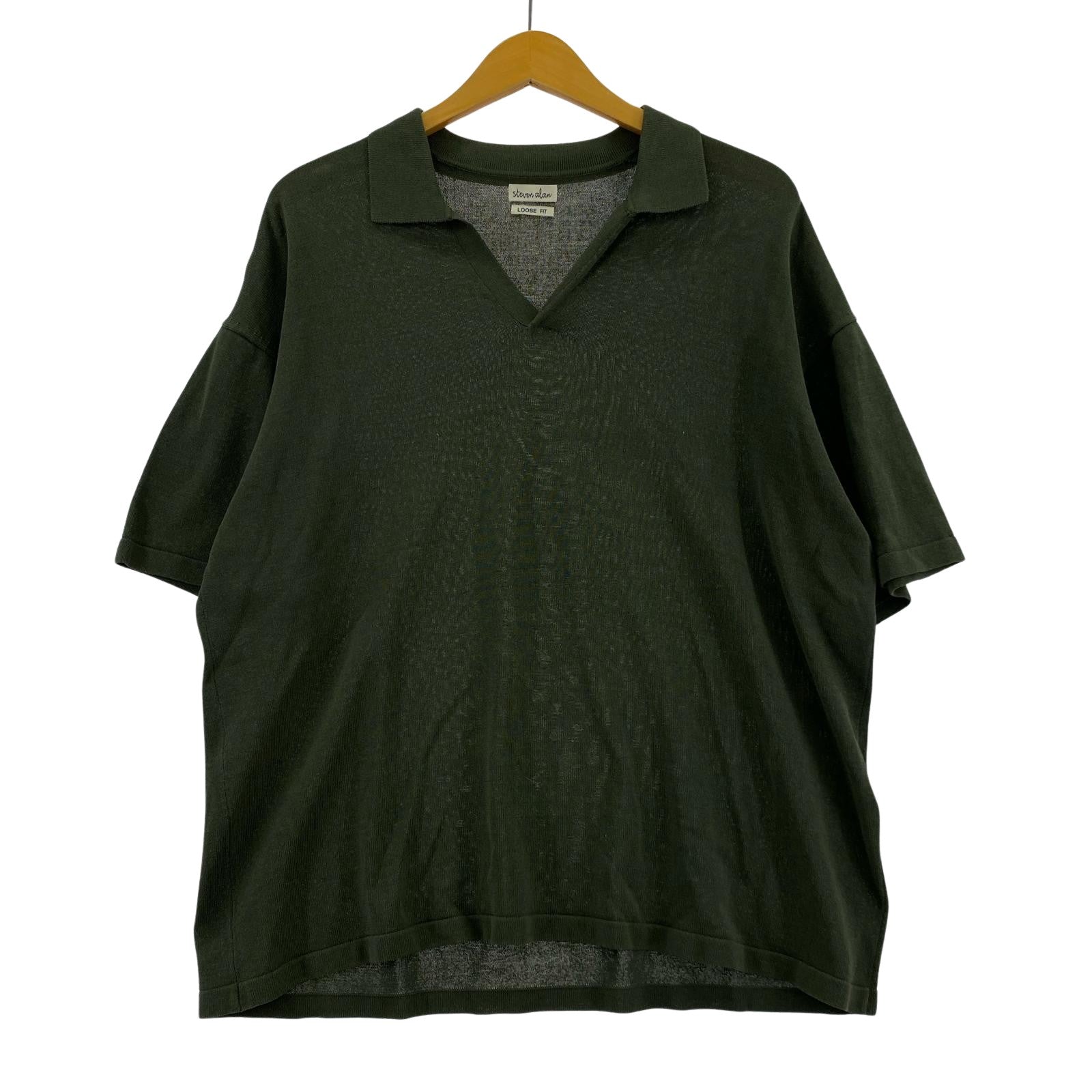 ポロシャツ S/S POLO OLIVE M カーキ