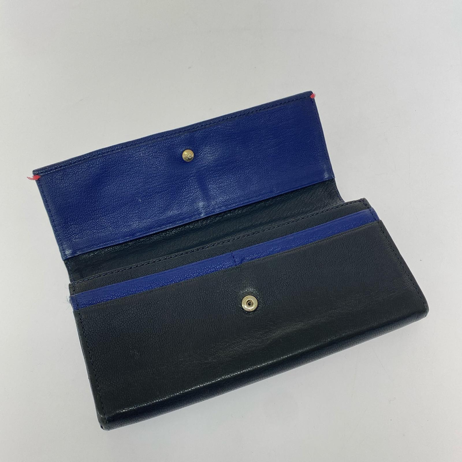 長財布 ツートンカラー 長財布 ブラック