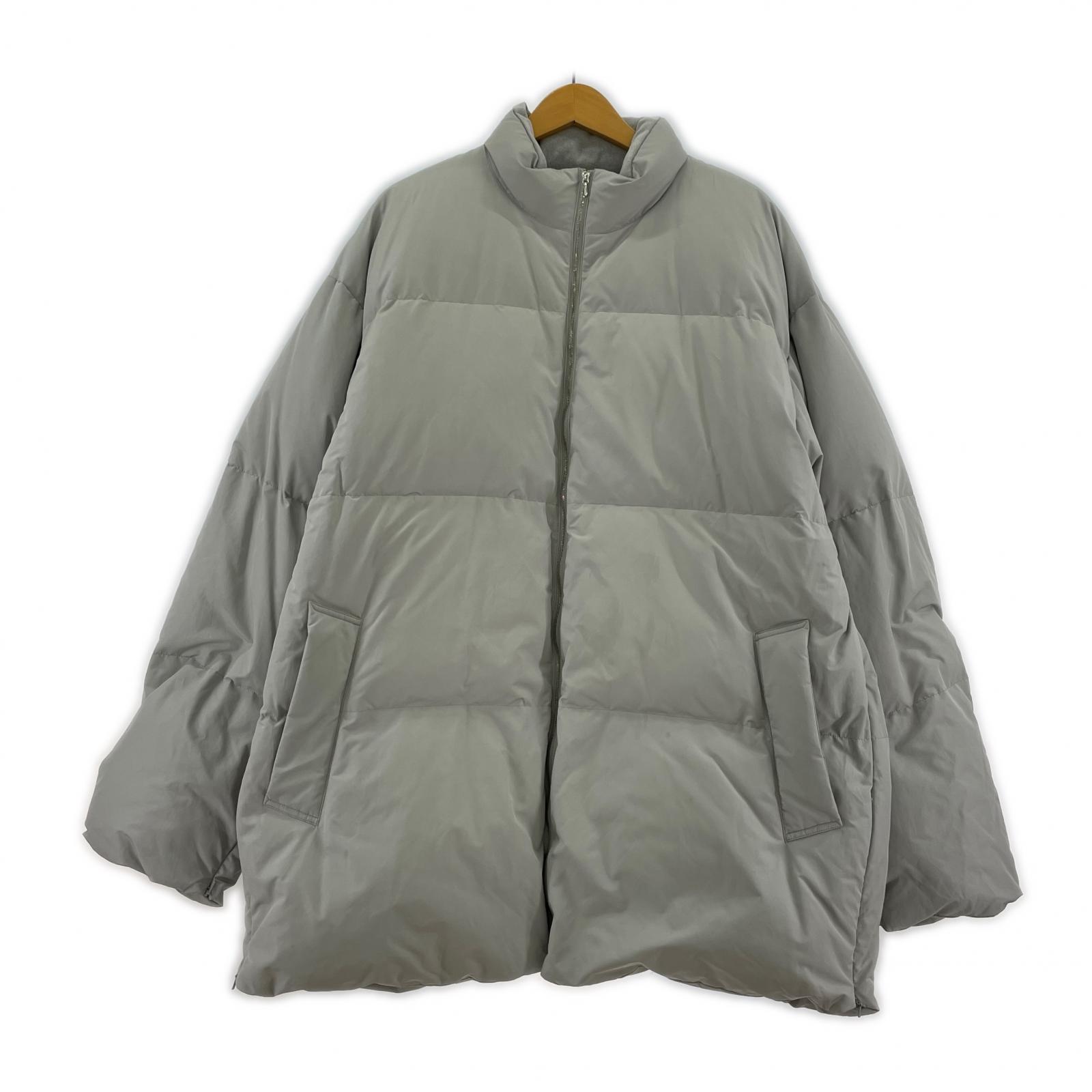 ダウンジャケット 22AW OVERSIZED REVERSIBLE DOWN JACKET M M グレー