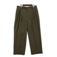 パンツ 24AW LIGHTWOOL MAX GABARDINE 2TUCK SLACK ベージュ