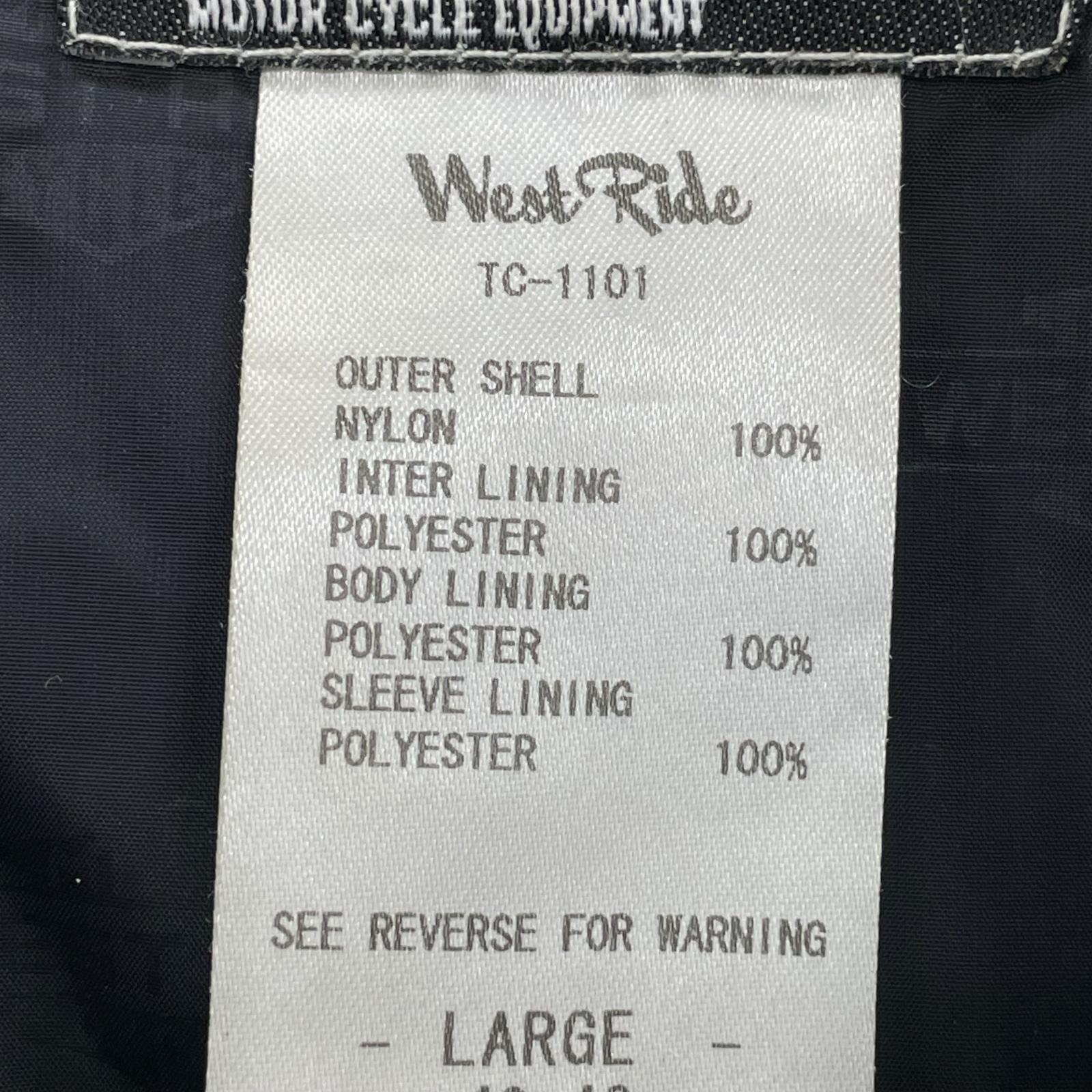 マウンテンパーカー TC-1101 MOUNTAIN RIDERS JACKET L ブラック