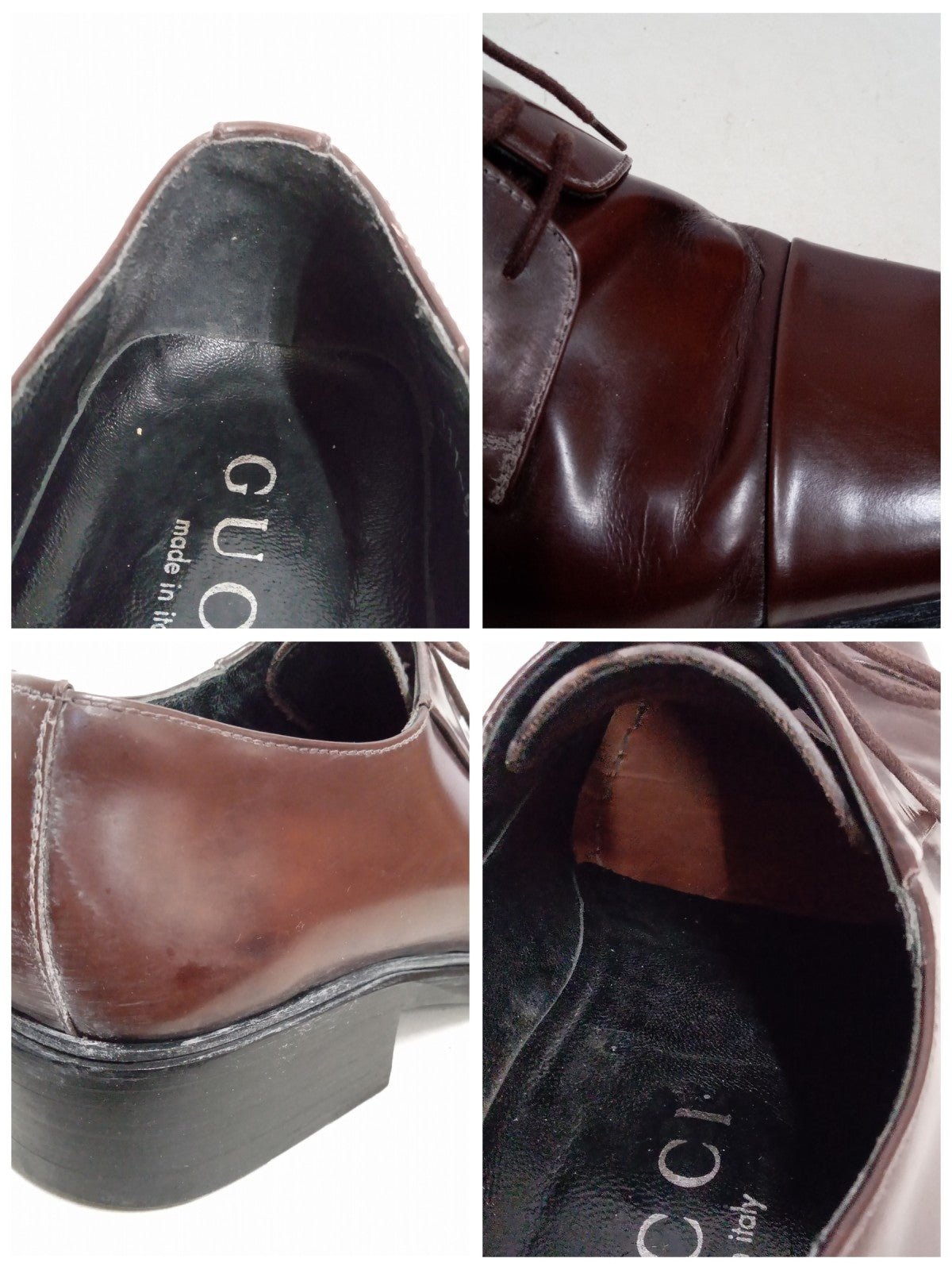 GUCCI/レースアップシューズ/26cm