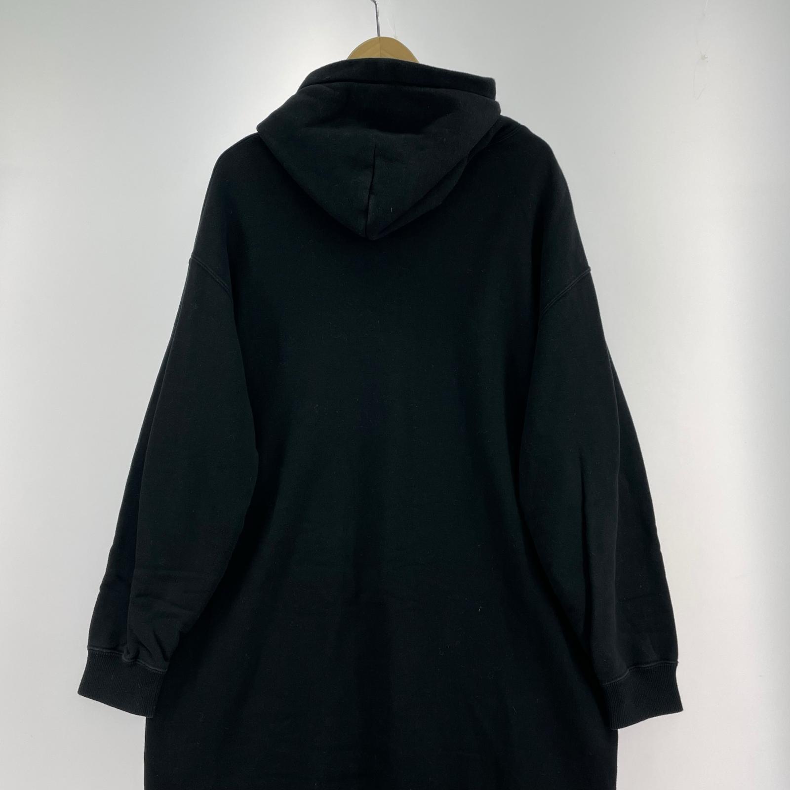 ワンピース EVERYDAY I LIKE. パーカー ワンピース 黒 ブラック