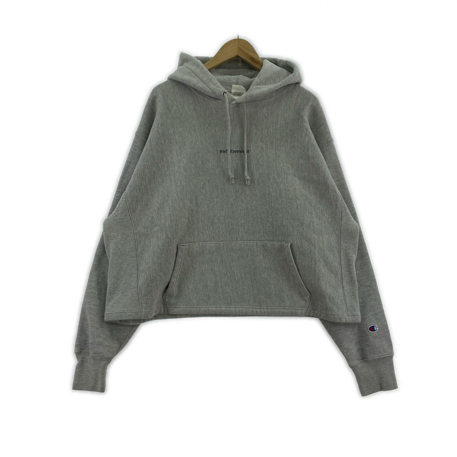 パーカー ×sillage RW whatwewear パーカー グレー (XL) グレー