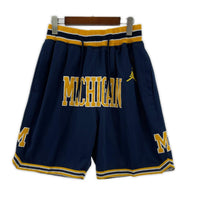 ショートパンツ MICHIGAN メッシュハーフパンツ 紺黄 L