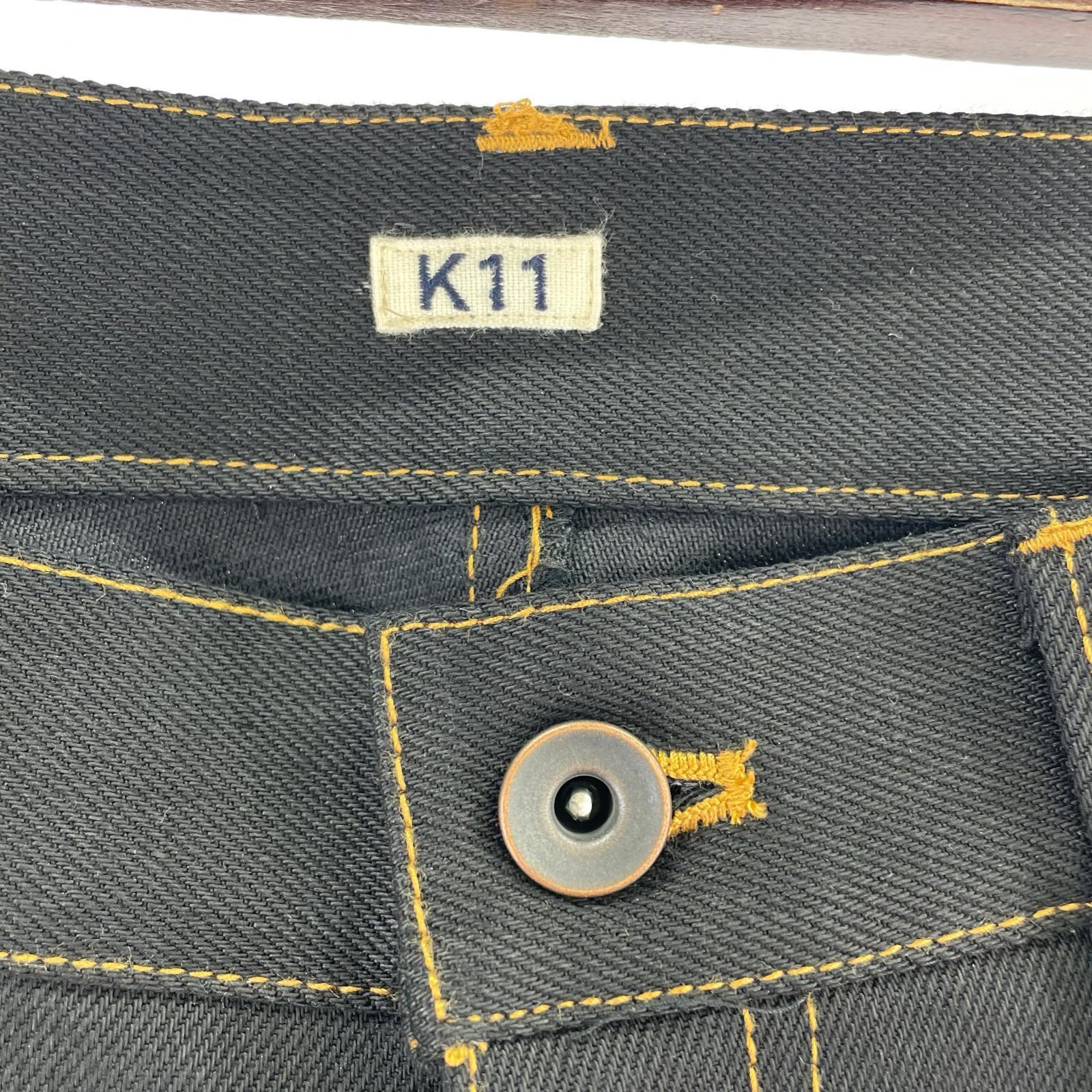 パンツ KHOKI 3D Cutting Denim Pants 3 ブラック