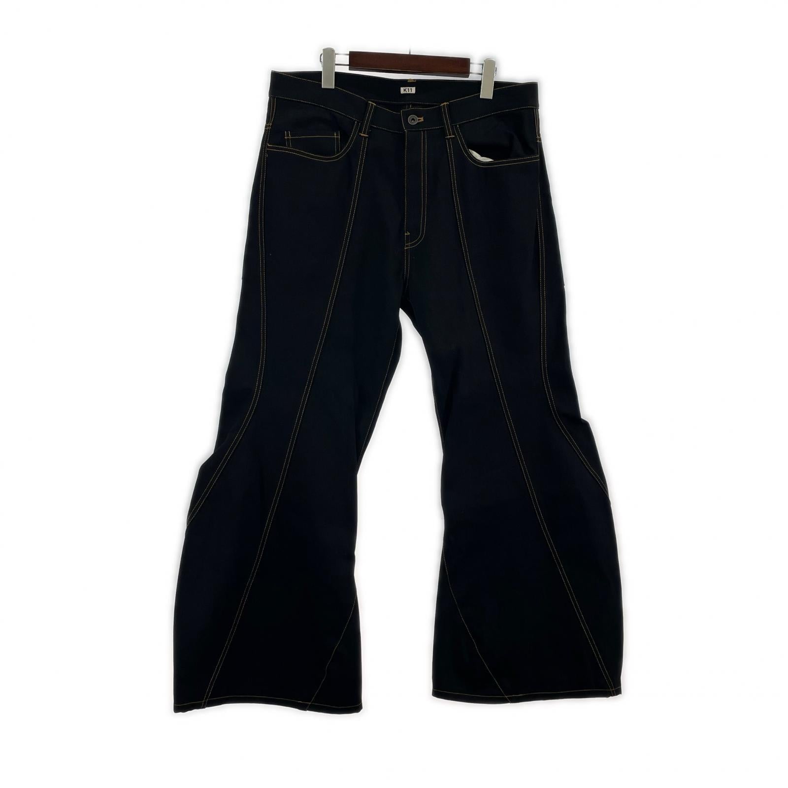 パンツ KHOKI 3D Cutting Denim Pants 3 ブラック