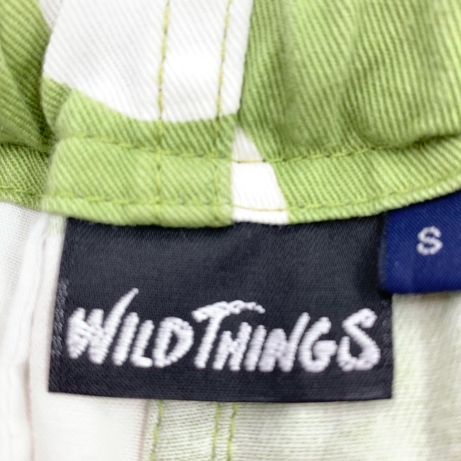 ショートパンツ WILDTHINGS ドットハーフパンツ 緑 (S) S