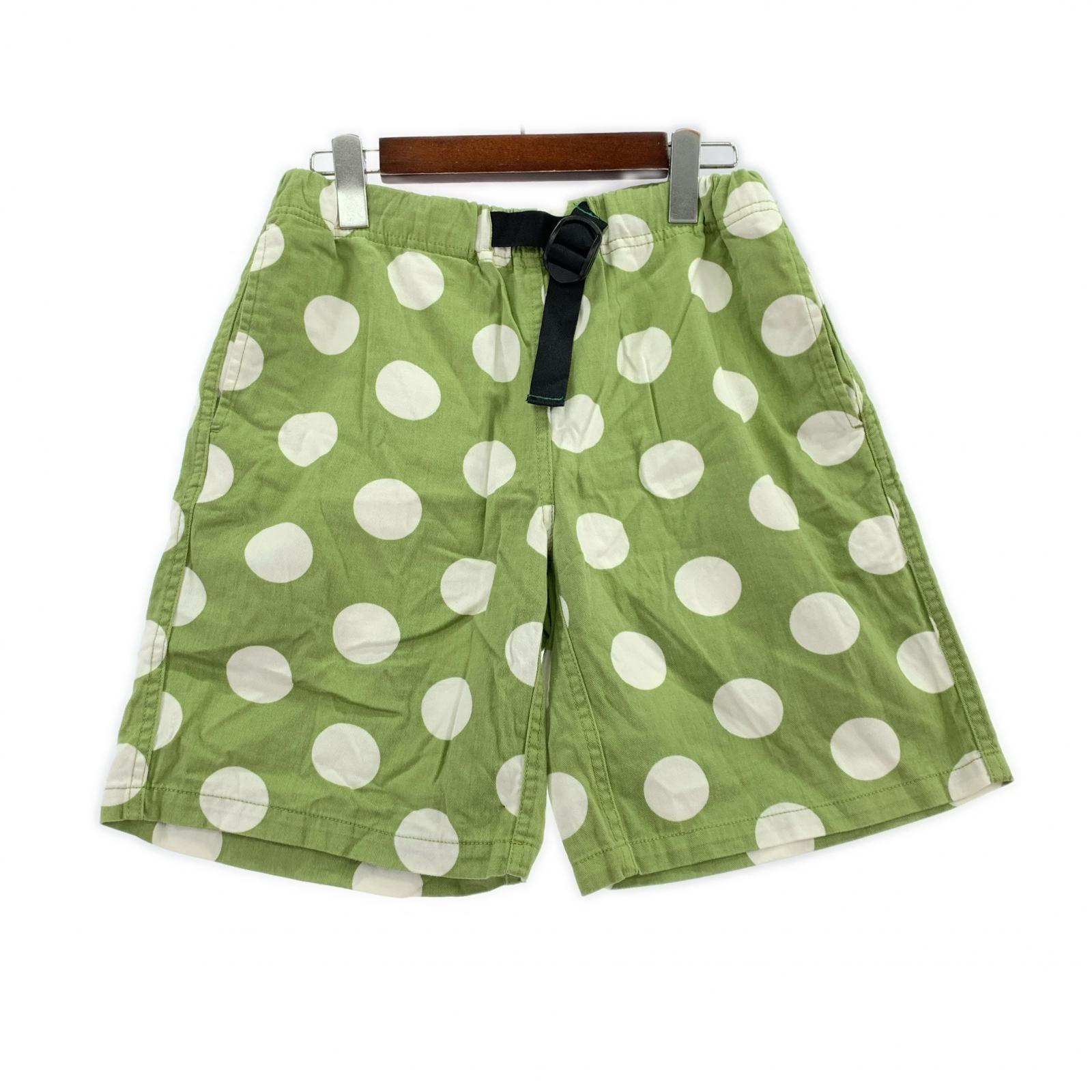 ショートパンツ WILDTHINGS ドットハーフパンツ 緑 (S) S