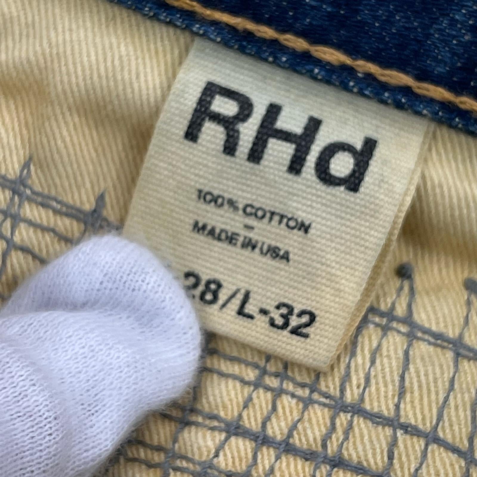 デニムパンツ Ron Herman DENIM リペア加工デニムパンツ ブルー