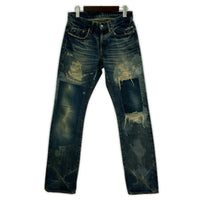 デニムパンツ HYSTERIC GLAMOUR BR加工スタッズデニムパンツ 0253AP15 (28) 28