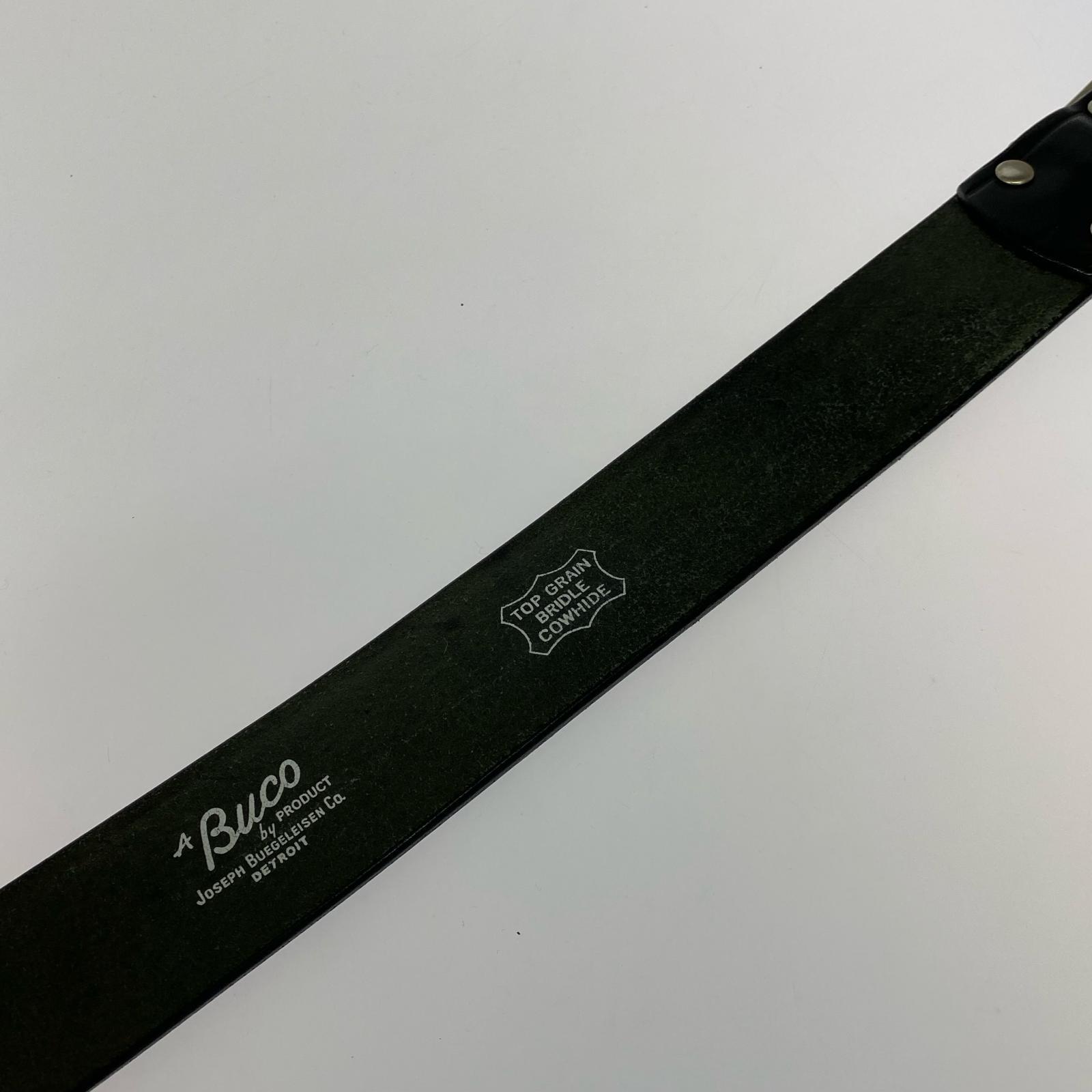 その他アクセサリー BUCO レザーベルト 黒 (30) ブラック