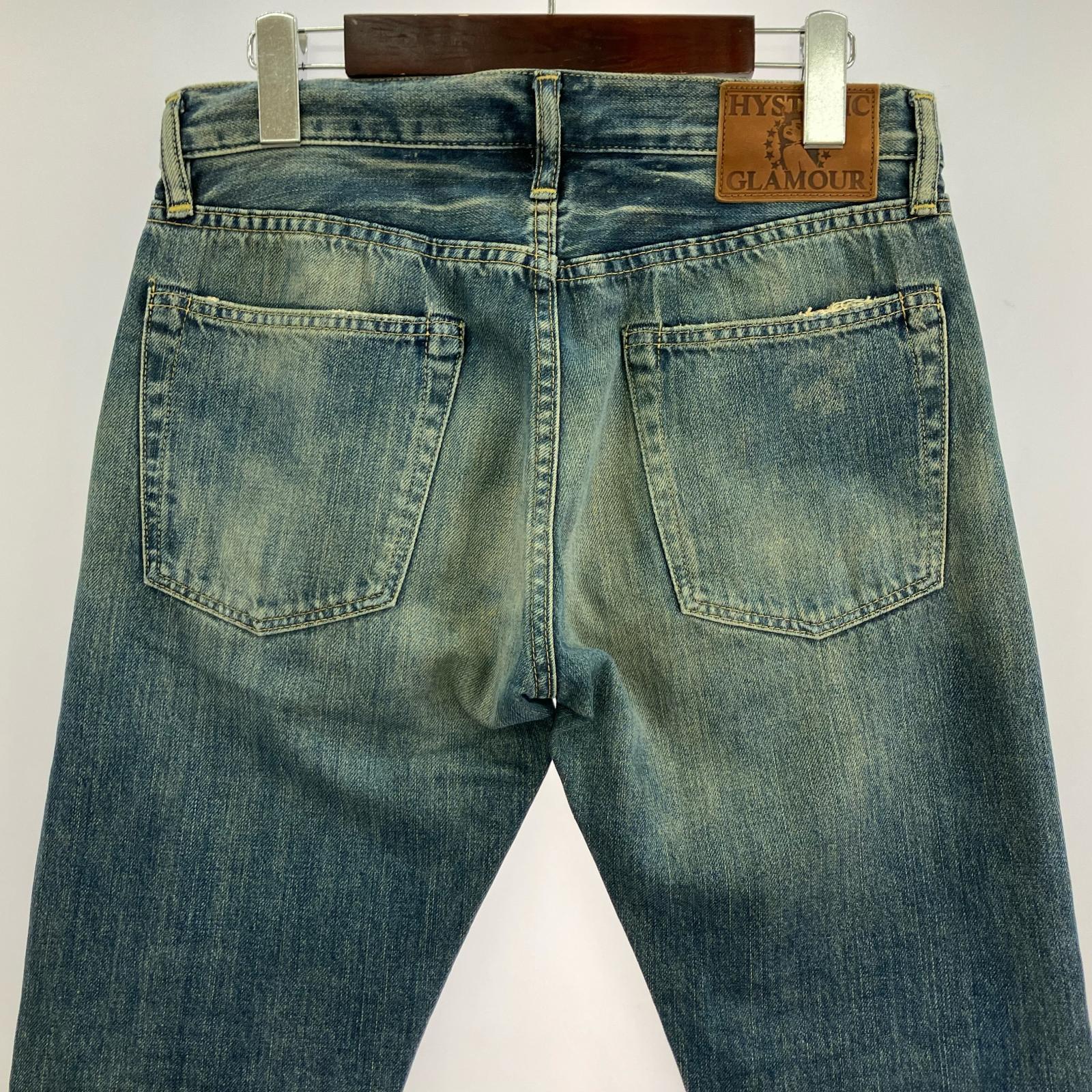 デニムパンツ HYSTERIC GLAMOUR CR加工スタッズデニムパンツ 0243AP04 (29) 29