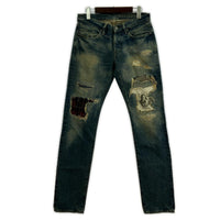 デニムパンツ HYSTERIC GLAMOUR CR加工スタッズデニムパンツ 0243AP04 (29) 29