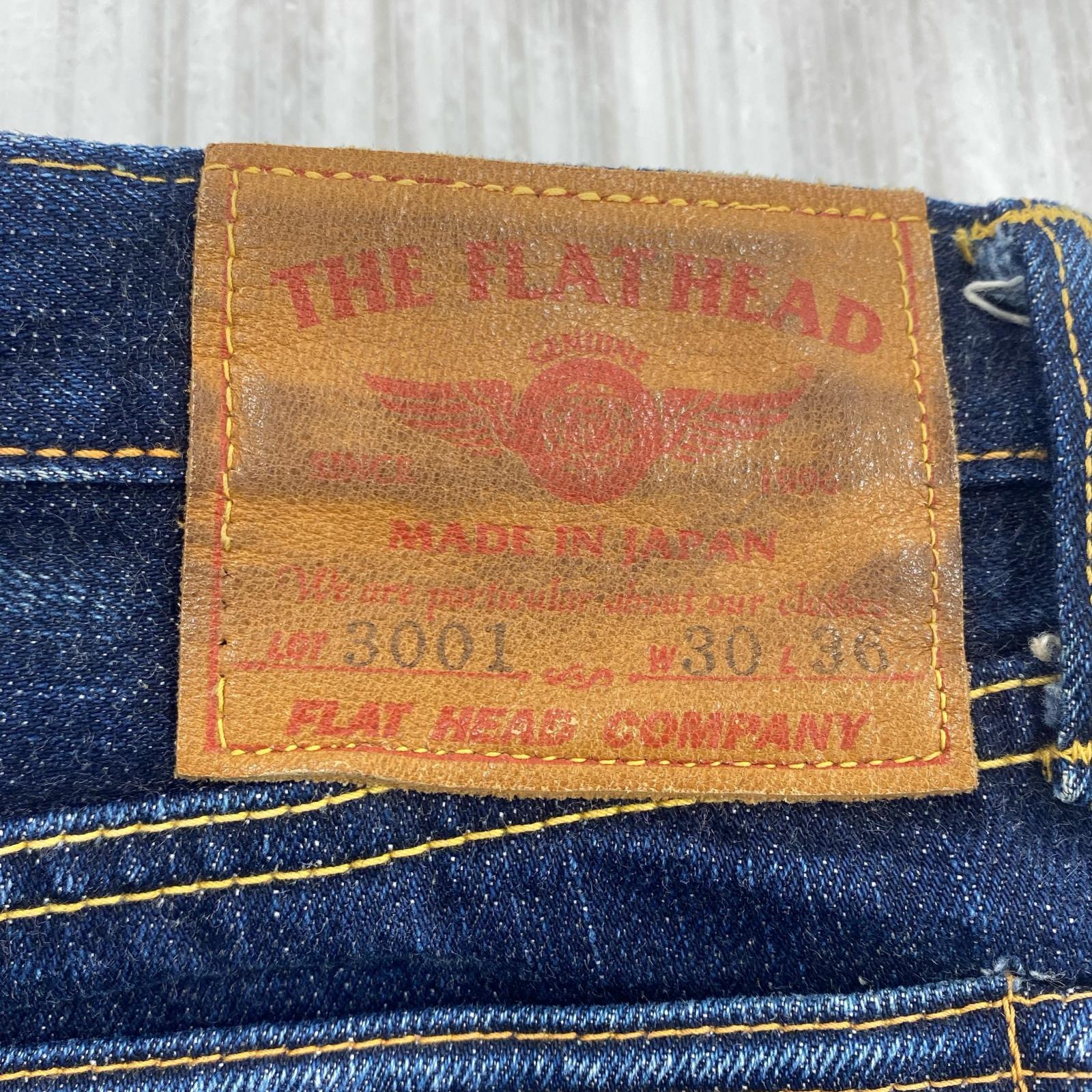 デニムパンツ THE FLAT HEAD LOT.3001 デニムパンツ 30 ネイビー