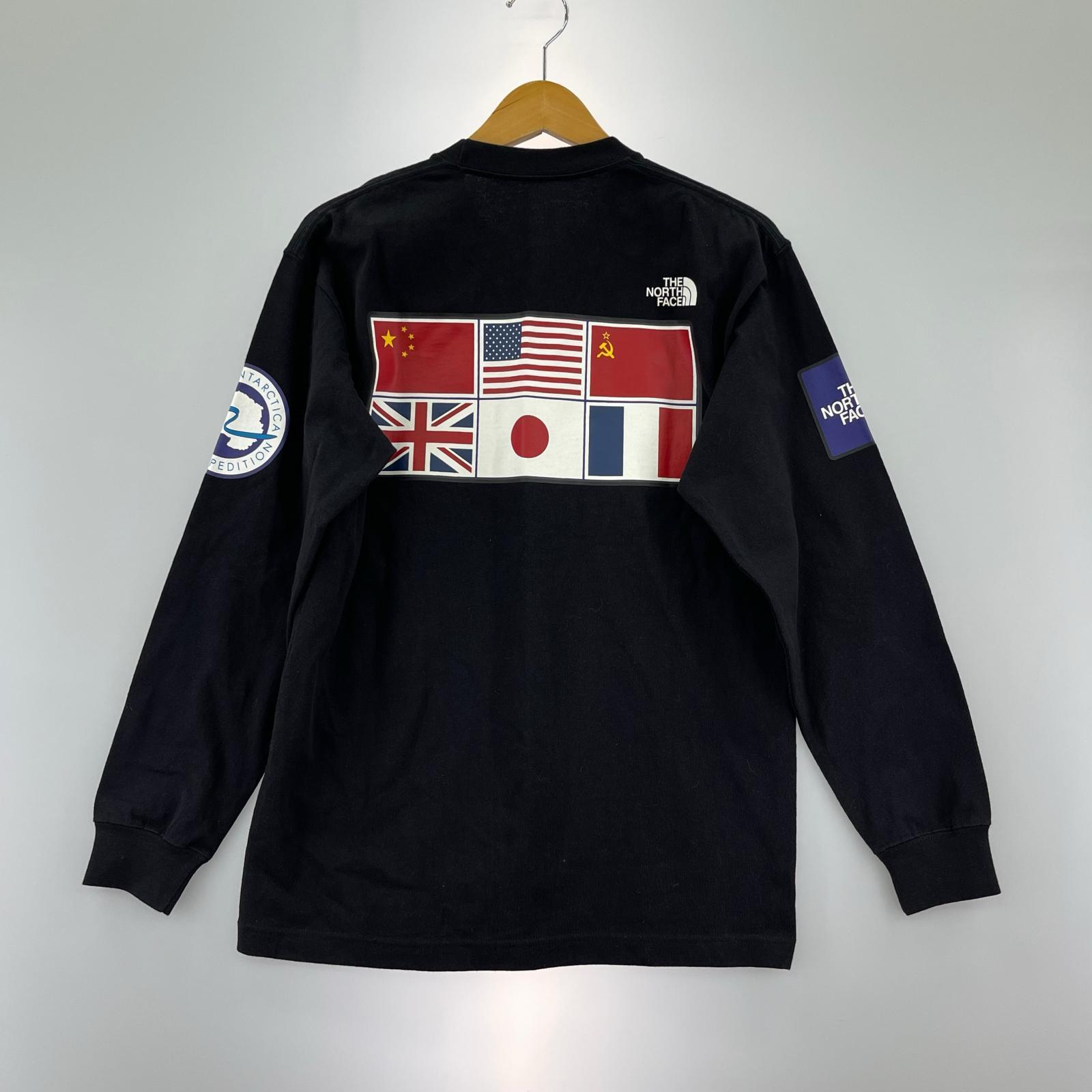 長袖Tシャツ THE NORTH FACE TRANS ANTARCTICA TEE NT82230 黒 (S) S ブラック