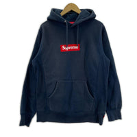 パーカー SUPREME ボックスロゴ パーカー 16AW ネイビー(M) M ネイビー