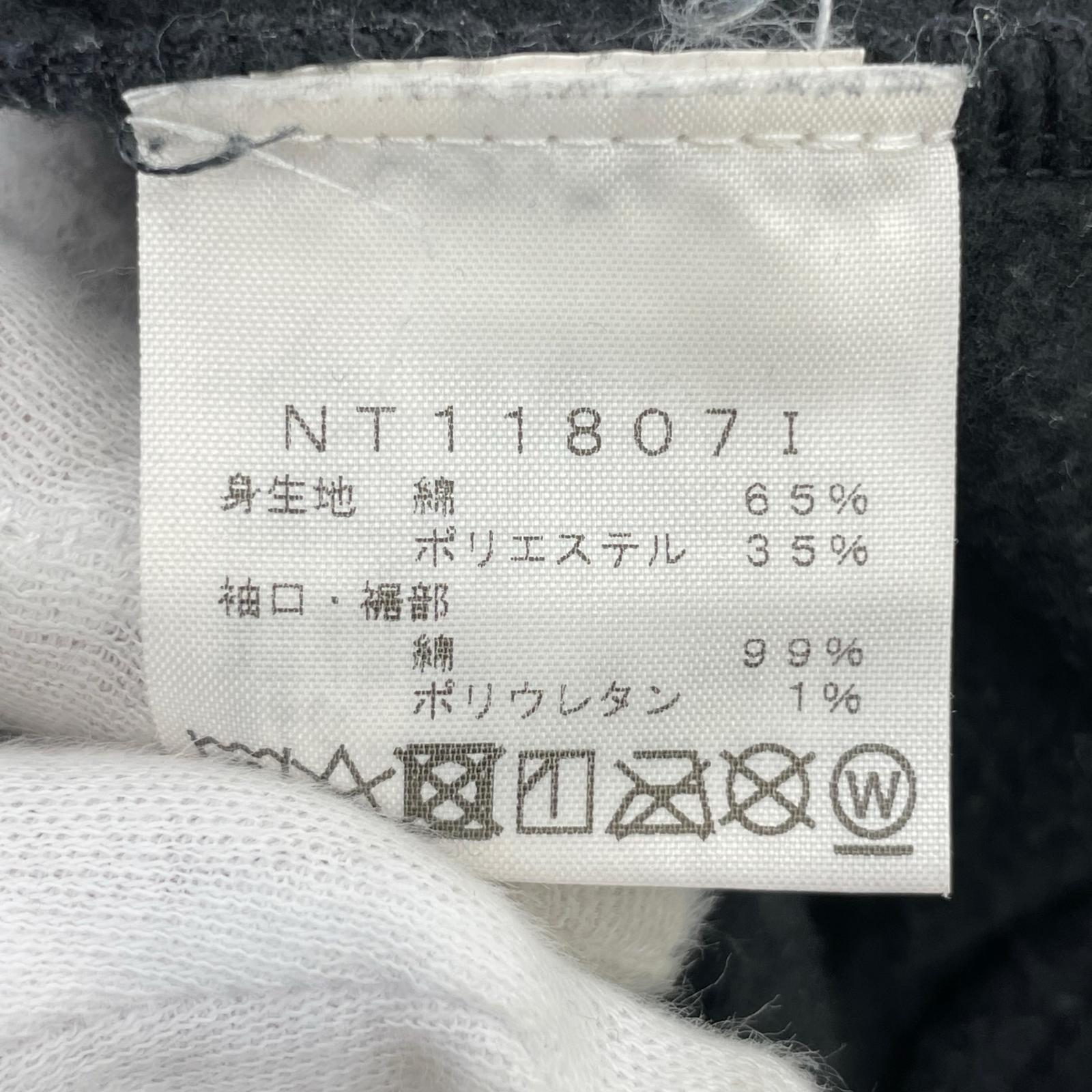 パーカー × THE NORTH FACE ロゴ プリント 黒 (M) M ブラック