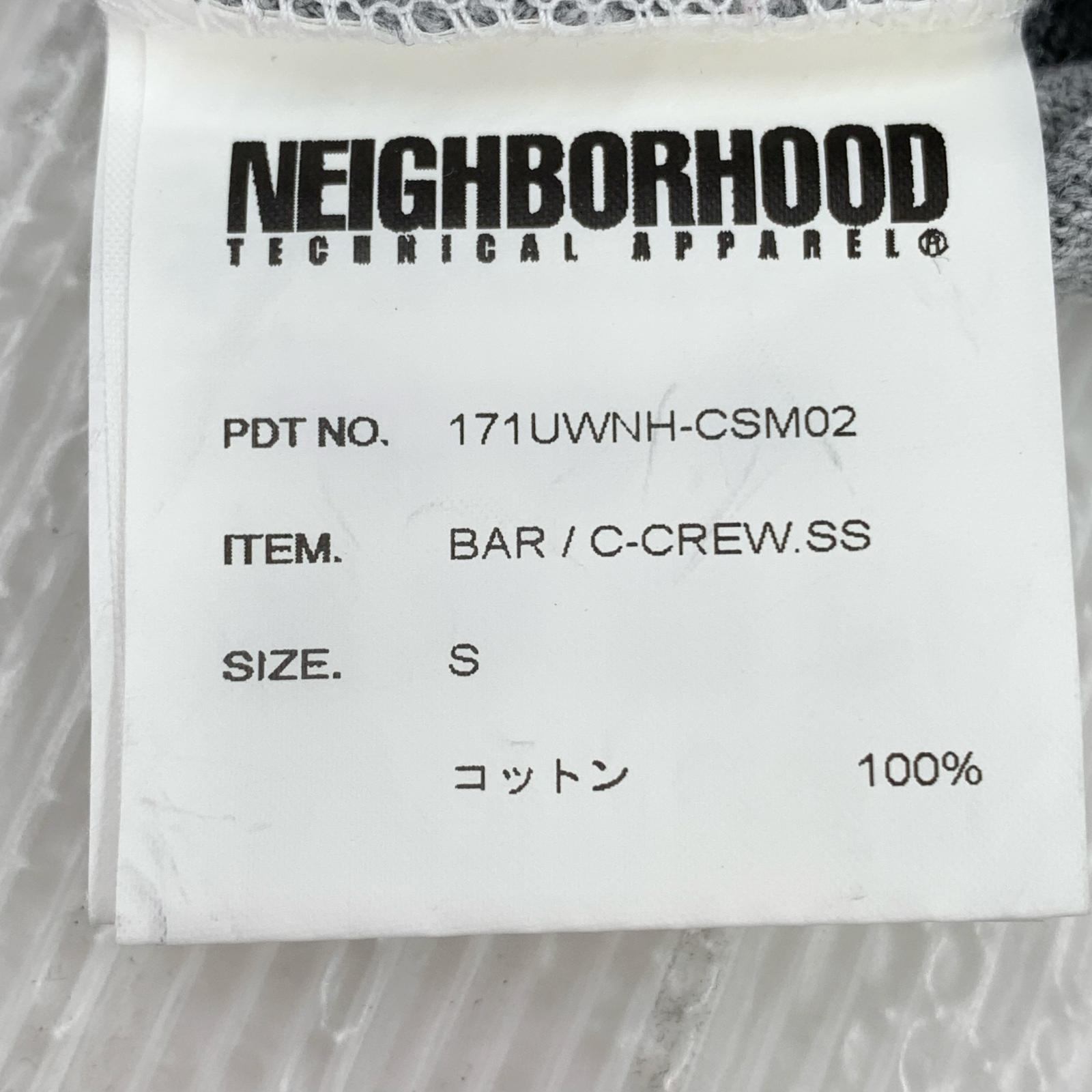 半袖Tシャツ NEIGHBORHOOD ボーダーカットソー 白×グレー (S) S