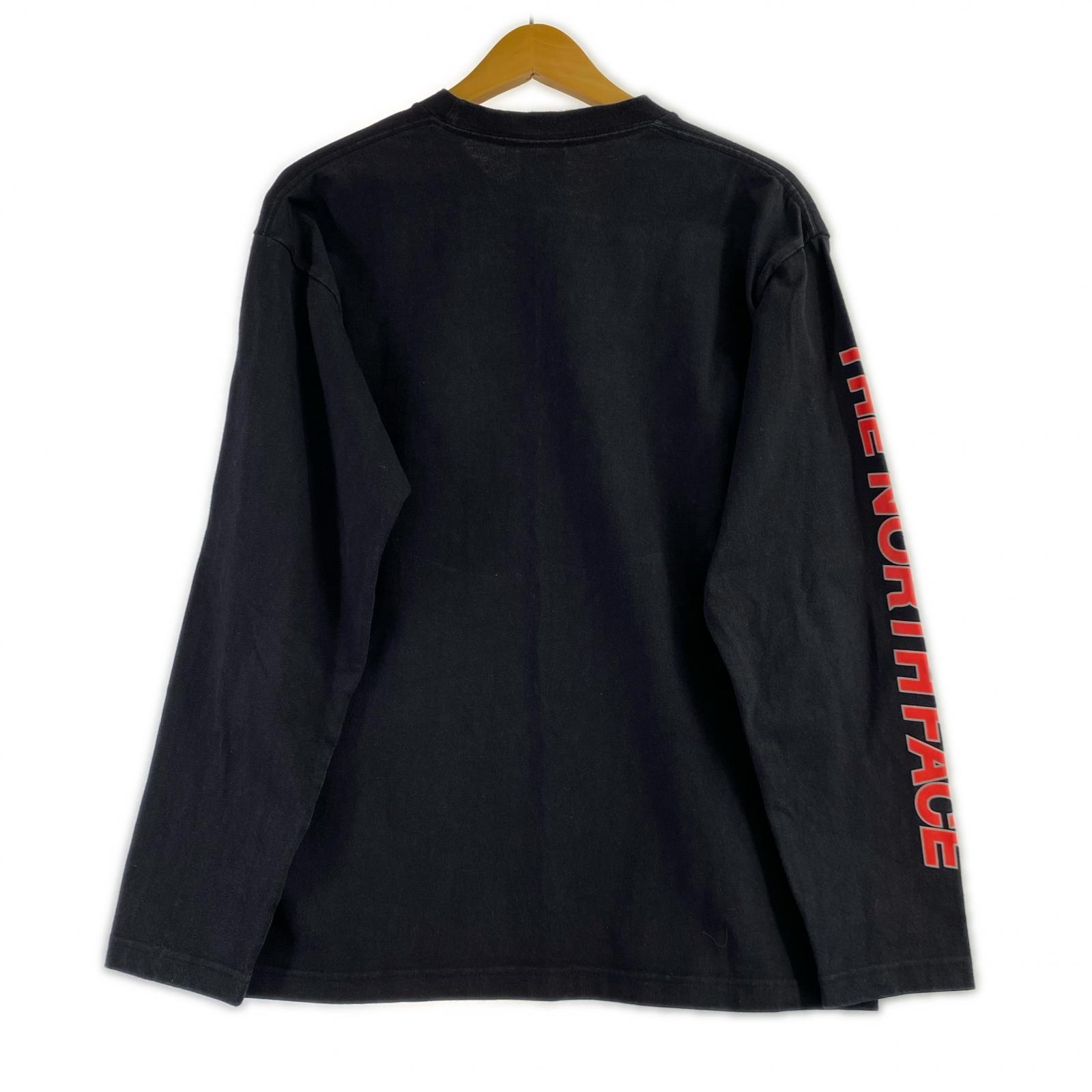 長袖Tシャツ L/S SQUARE LOGO TEE 黒 (M) M ブラック