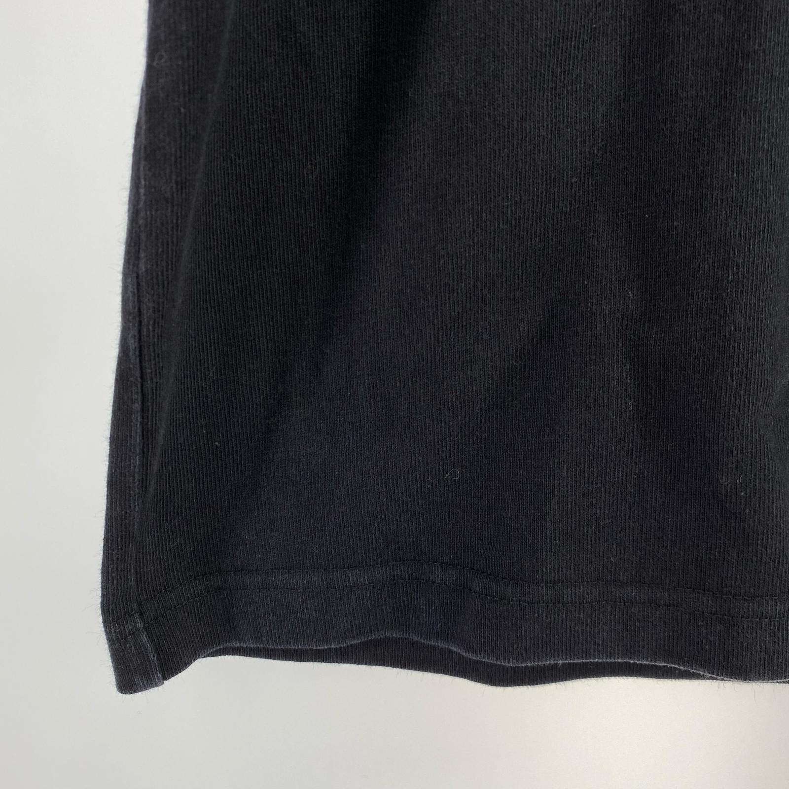 長袖Tシャツ L/S SQUARE LOGO TEE 黒 (M) M ブラック