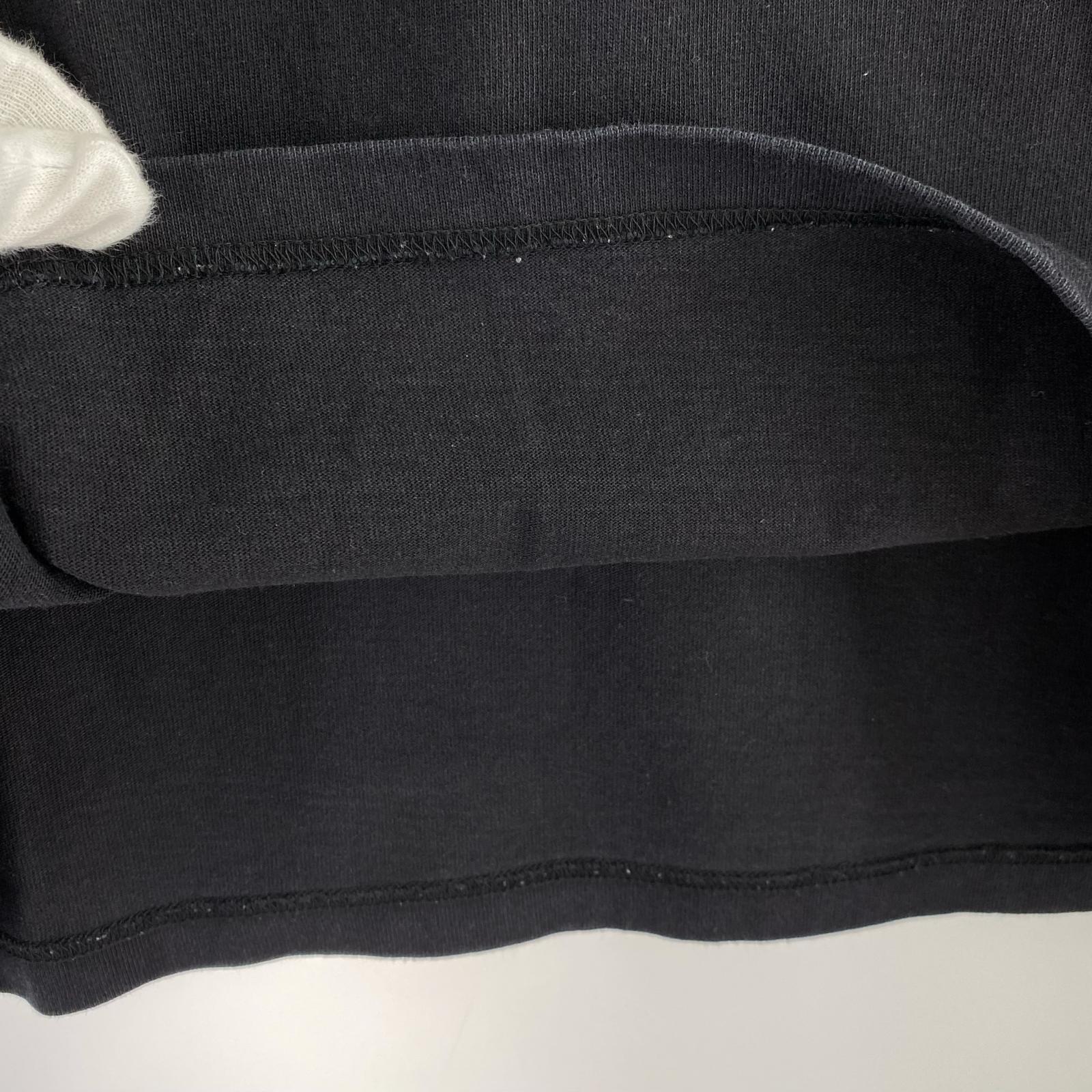 長袖Tシャツ L/S SQUARE LOGO TEE 黒 (M) M ブラック