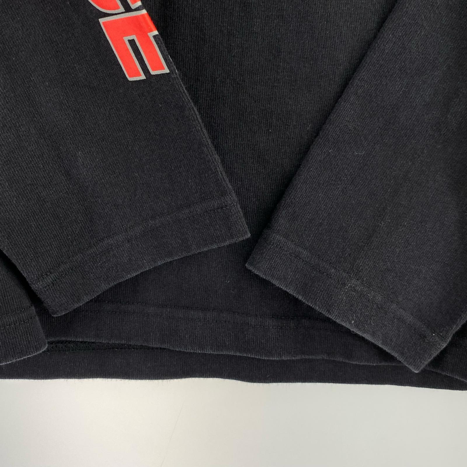 長袖Tシャツ L/S SQUARE LOGO TEE 黒 (M) M ブラック