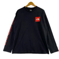 長袖Tシャツ L/S SQUARE LOGO TEE 黒 (M) M ブラック
