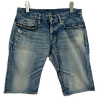 ショートパンツ HYSTERIC GLAMOUR スタッズデニム ショーツ (W30) 30 ブルー