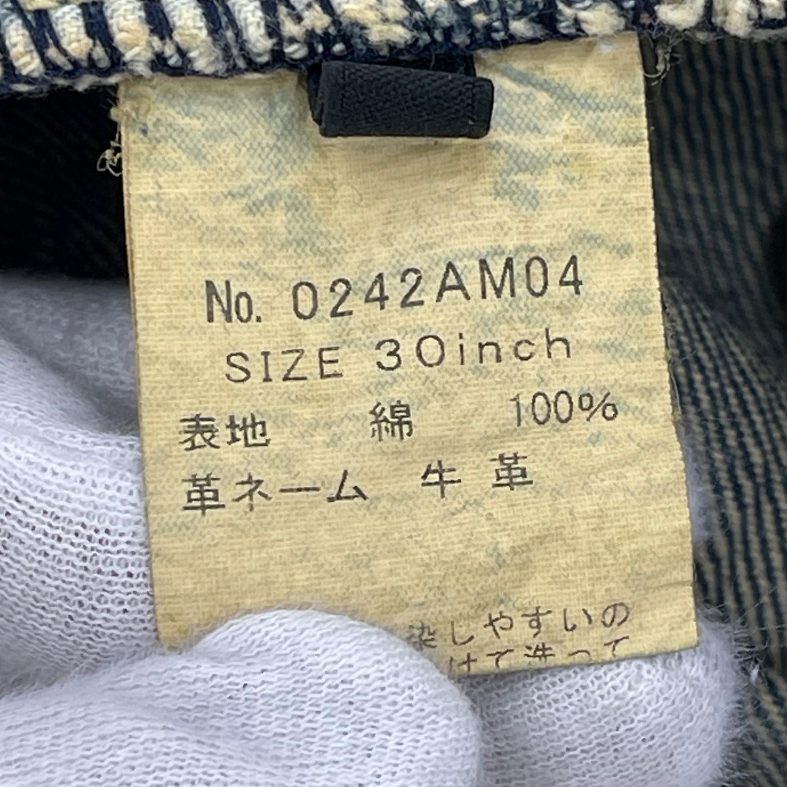 ショートパンツ HYSTERIC GLAMOUR スタッズデニム ショーツ (W30) 30 ブルー