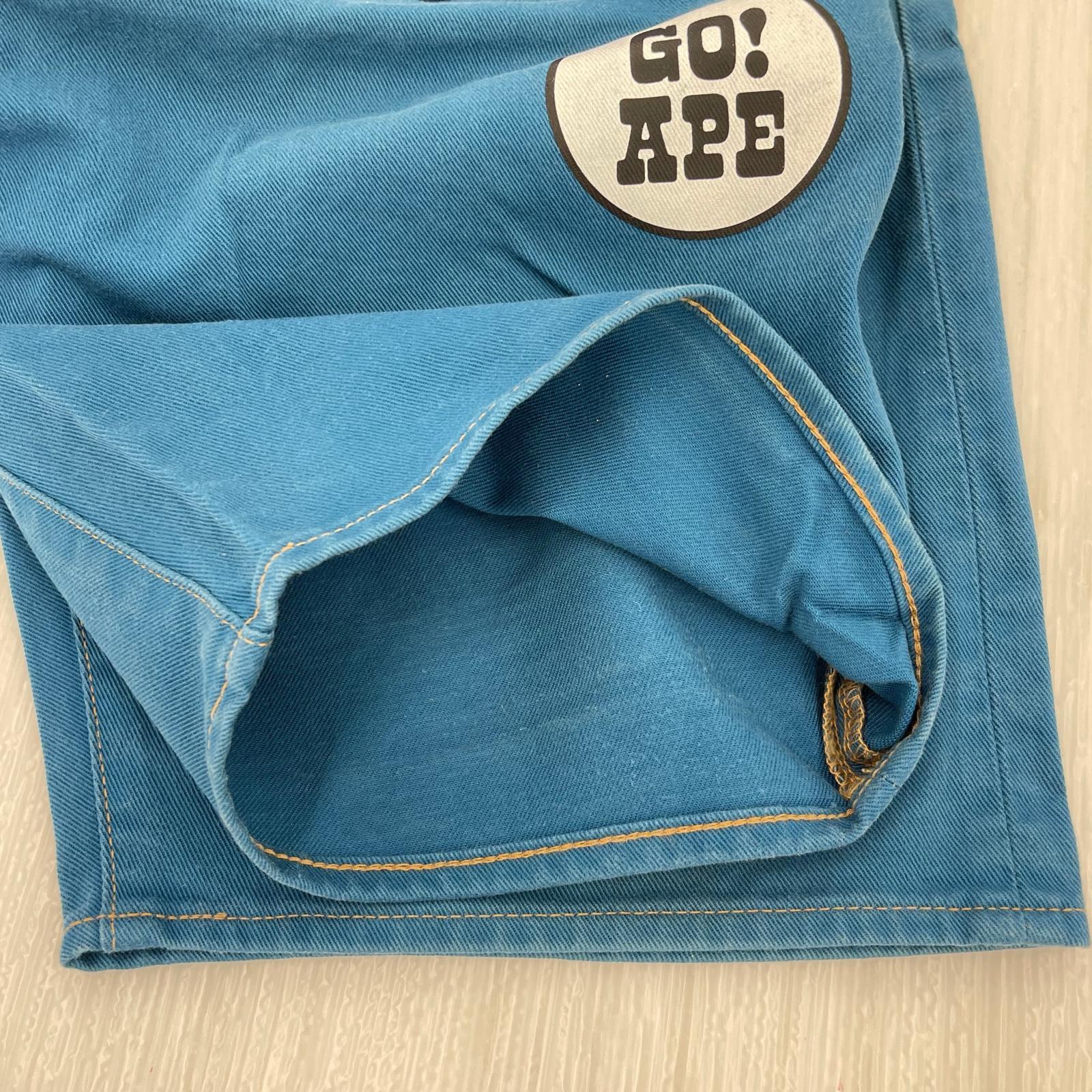 ショートパンツ A BATHING APE MILO ショーツ 青系(M) M