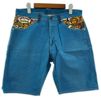 ショートパンツ A BATHING APE MILO ショーツ 青系(M) M
