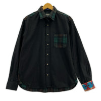 長袖シャツ PENDLETON URBAN RESEARCH DOORS ウールシャツ 黒 (M) M ブラック