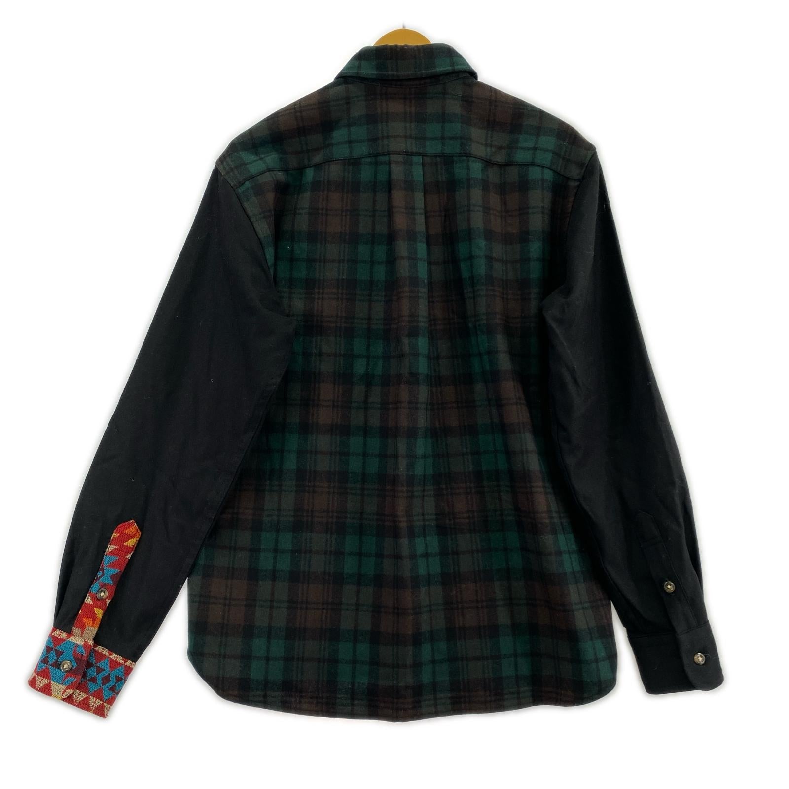 長袖シャツ PENDLETON URBAN RESEARCH DOORS ウールシャツ 黒 (M) M ブラック