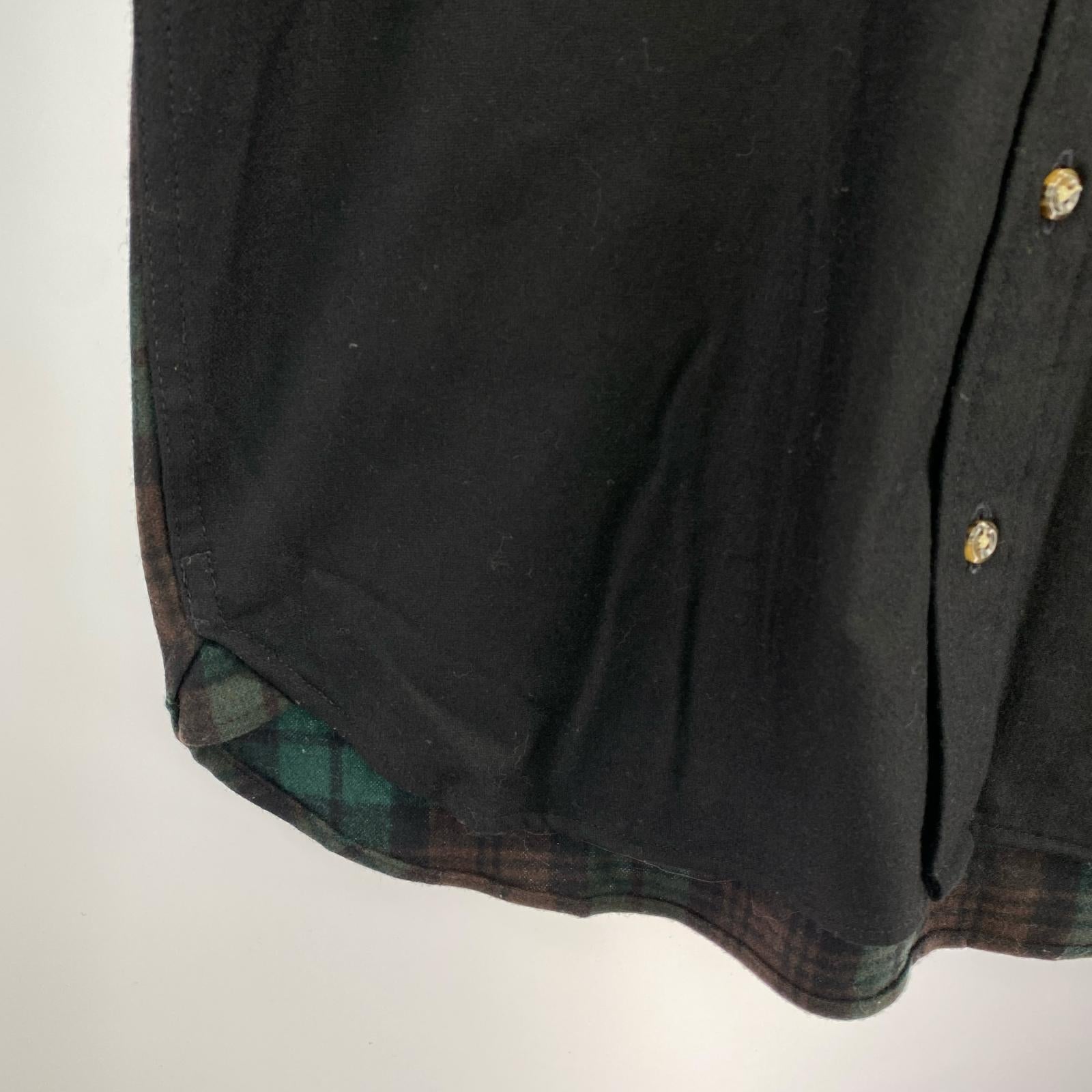 長袖シャツ PENDLETON URBAN RESEARCH DOORS ウールシャツ 黒 (M) M ブラック