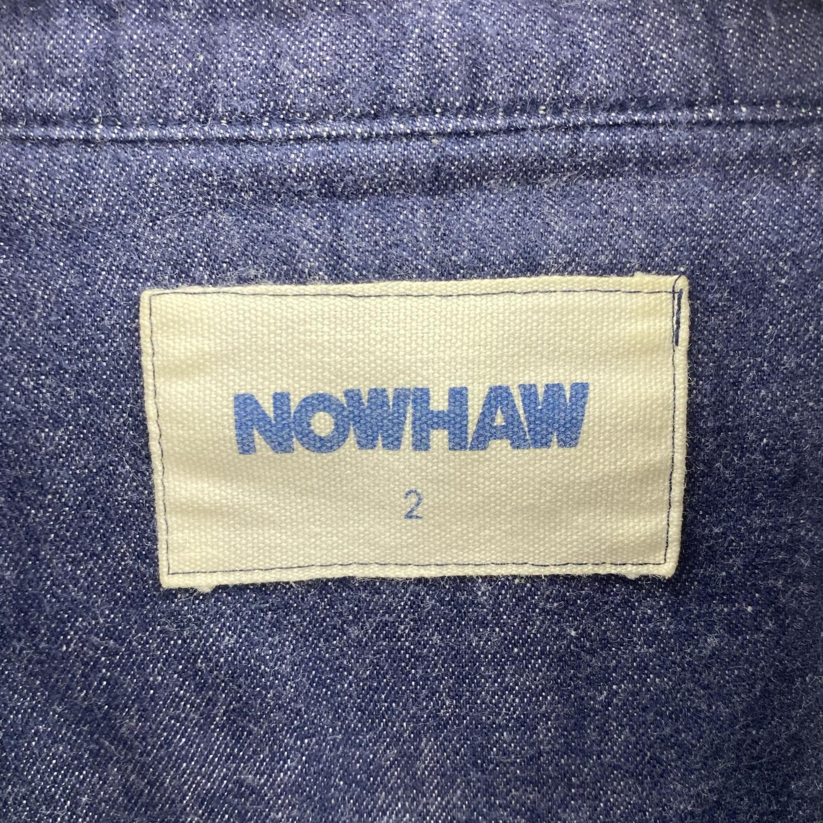 長袖シャツ NOWHAW kung fu pajama shirt (2) 2 ネイビー