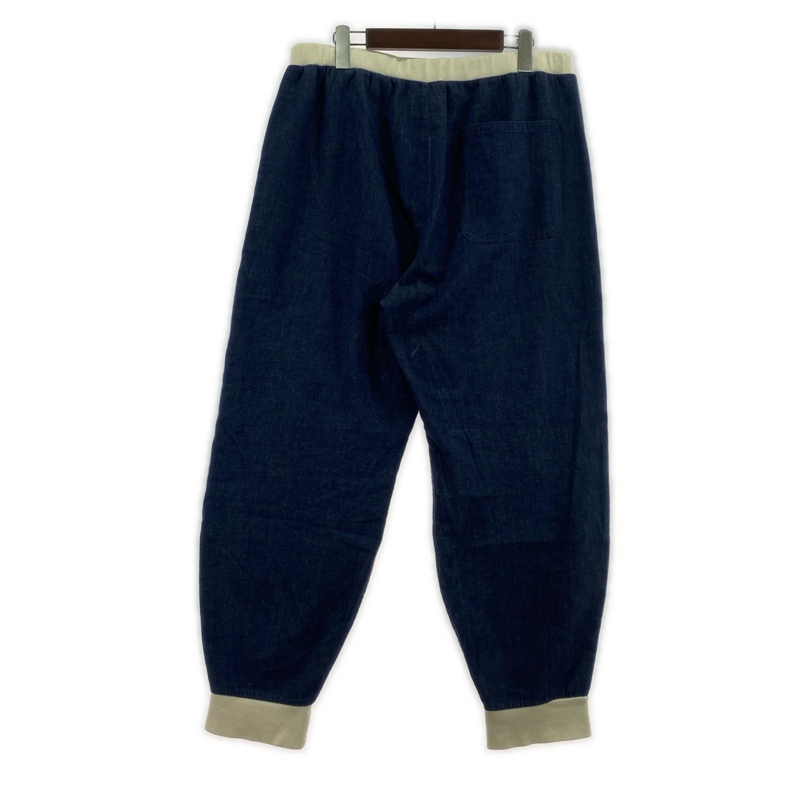 デニムパンツ NOWHAW kang fu pajama pants (2) 2 ネイビー