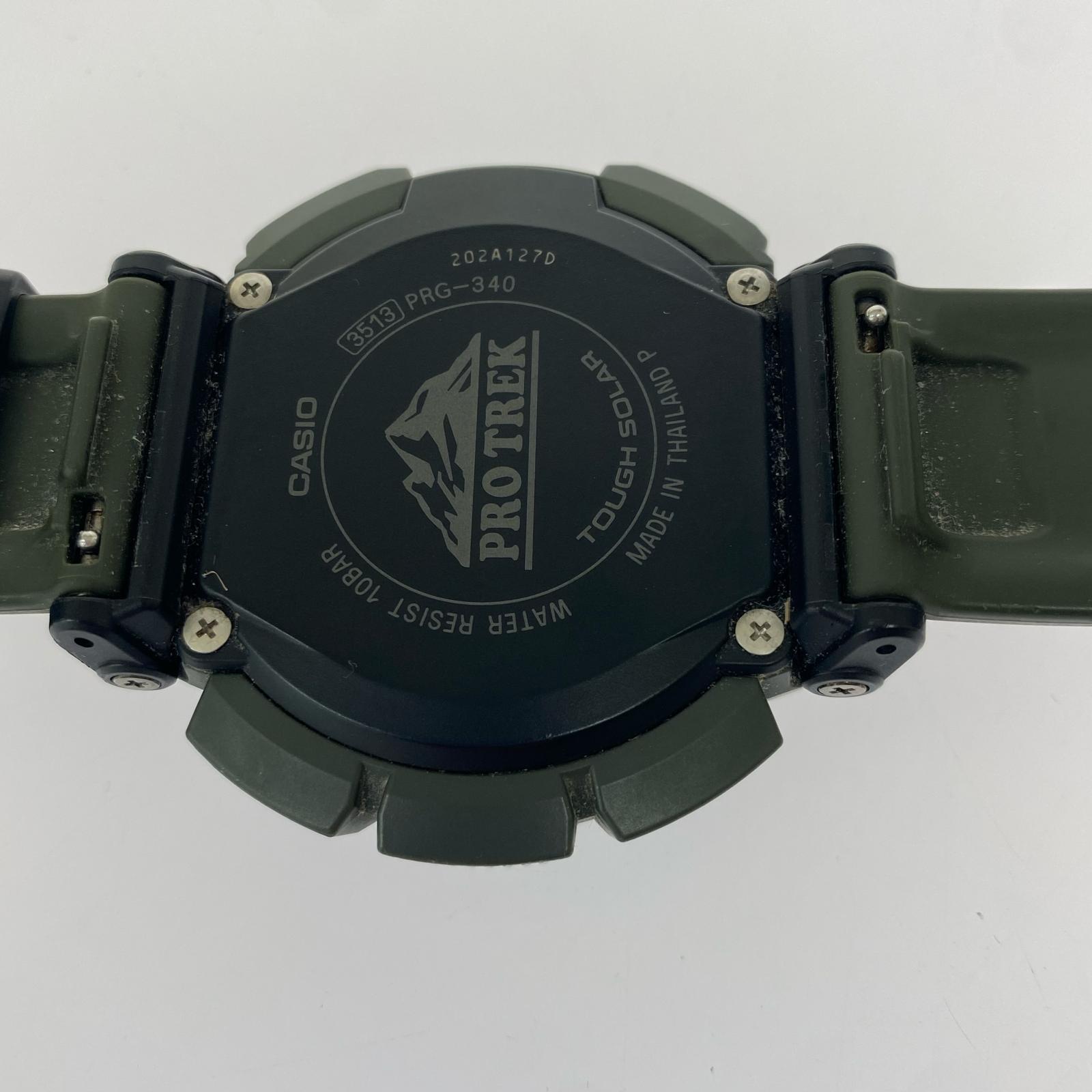 腕時計 CASIO PRG-340 PROTREK カーキ