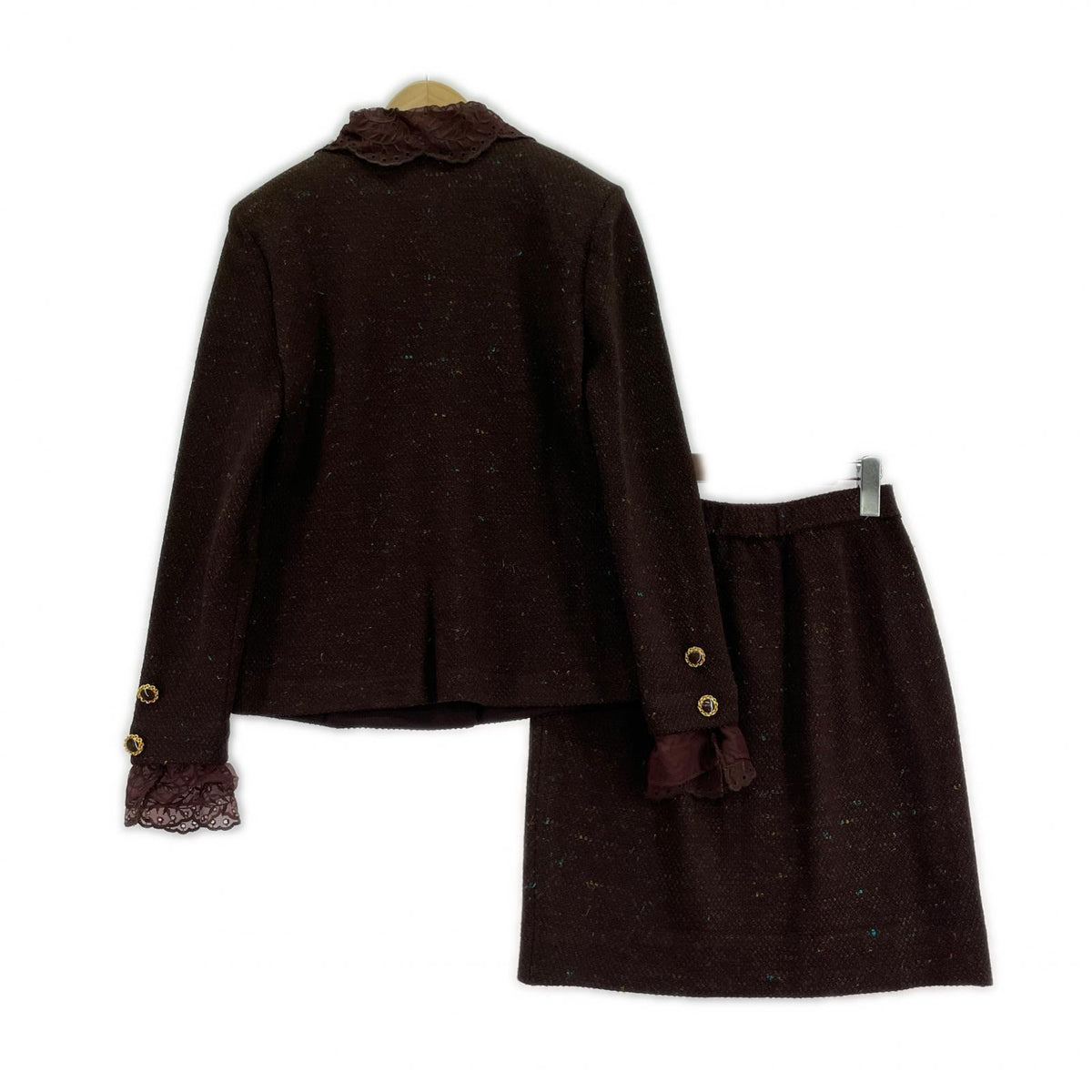 セットアップ ST.JOHN ツィード size4 ブラウン 4 ブラウン