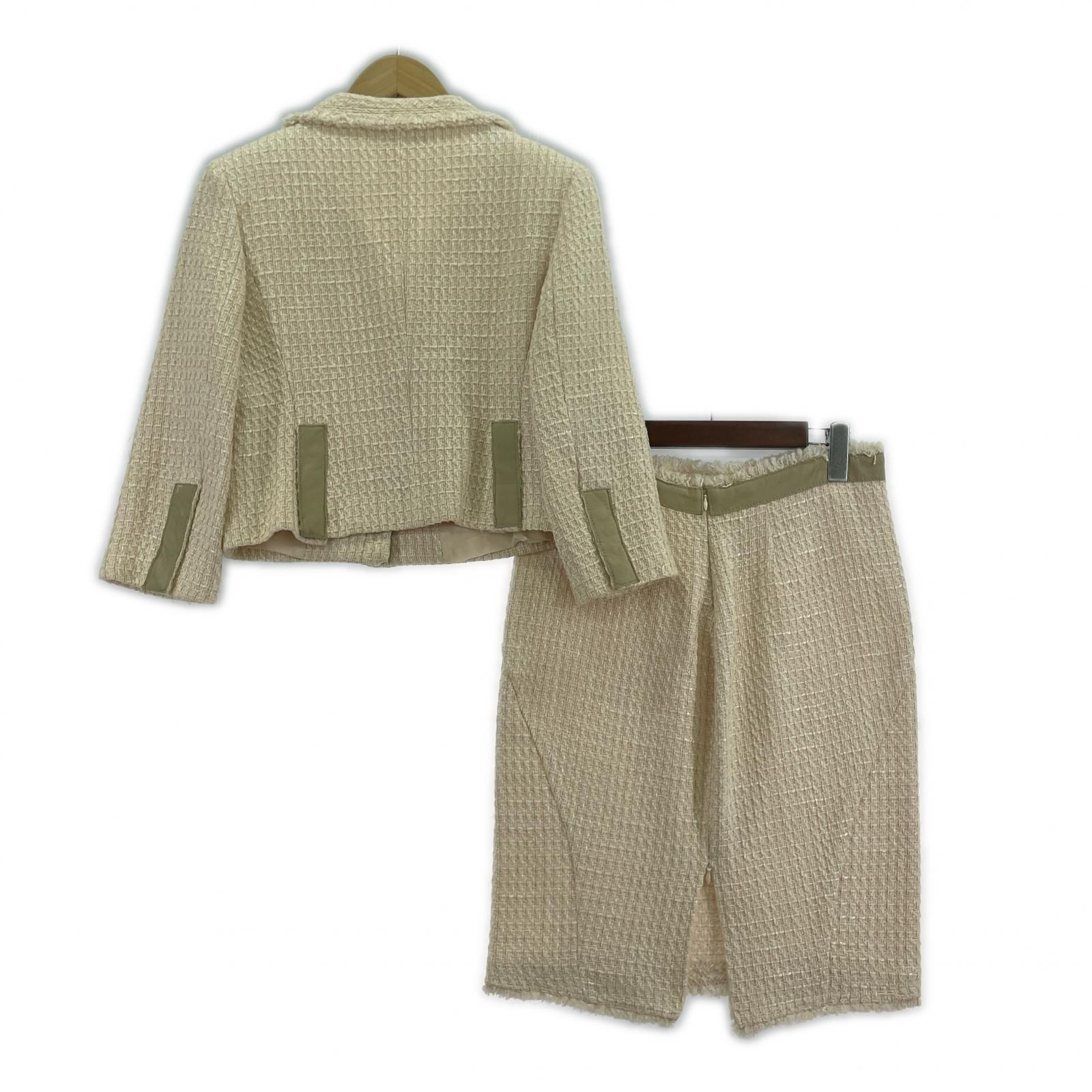 ジャケット PINKO ツィード ベージュ ベージュ