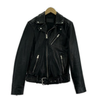 ライダースジャケット RIGG BIKER (XXS) 黒 ブラック