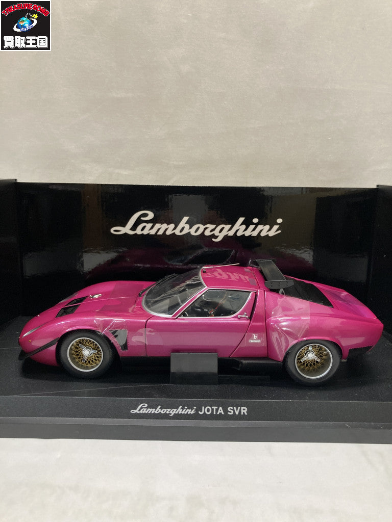 京商 1/18 ランボルギーニ イオタ SVR パープルメタリック スケールカー