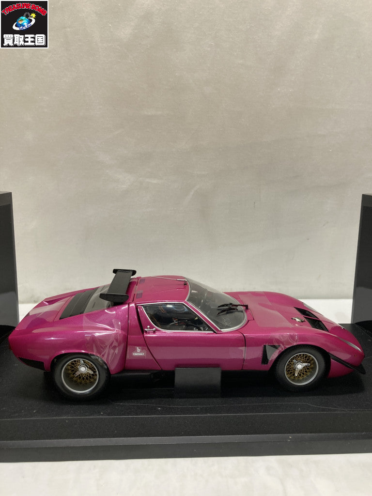 京商 1/18 ランボルギーニ イオタ SVR パープルメタリック スケールカー