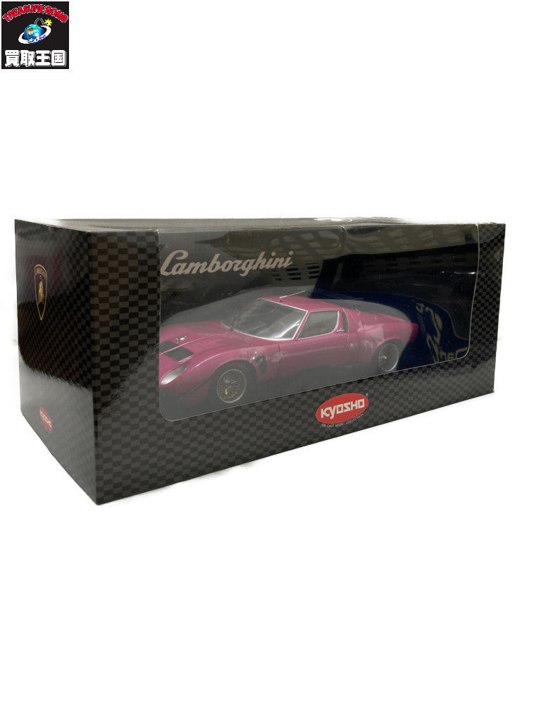 京商 1/18 ランボルギーニ イオタ SVR パープルメタリック スケールカー