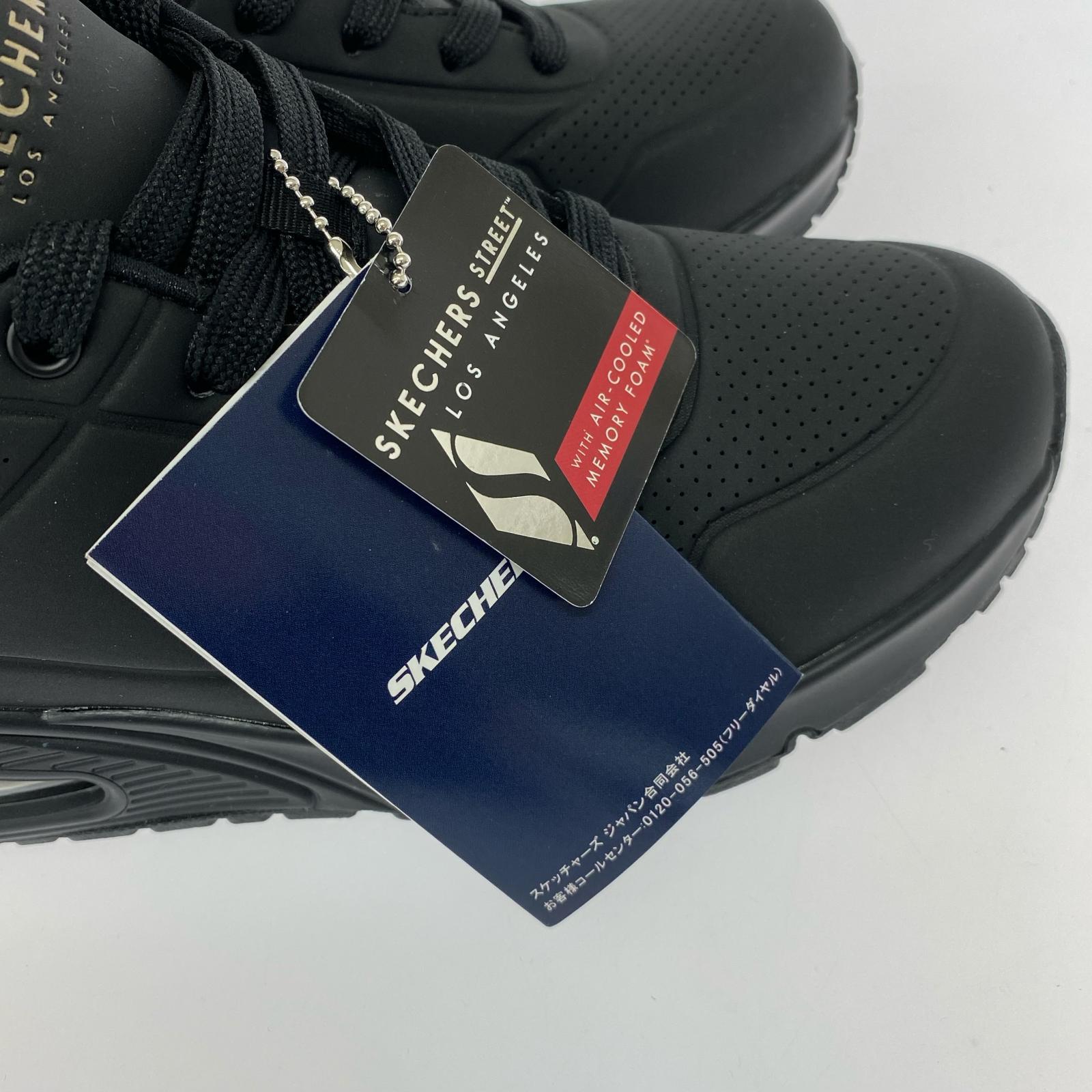 スニーカー SKECHERS 73690-BBK ウノ-スタンド・オン・エア ブラック