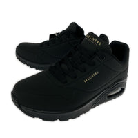 スニーカー SKECHERS 73690-BBK ウノ-スタンド・オン・エア ブラック