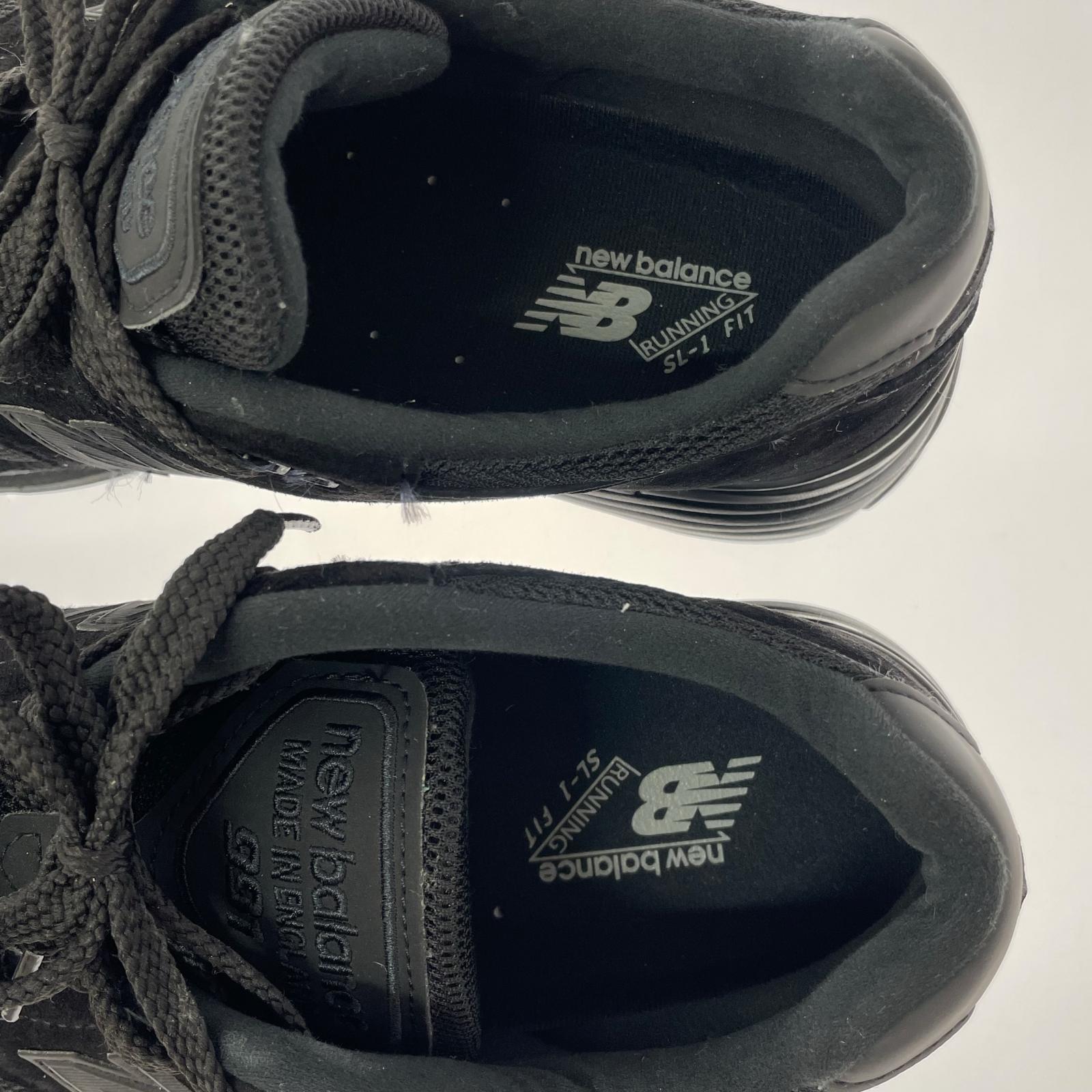 スニーカー NEW BALANCE U991KK2 UK製 スニーカー 26.5 ブラック 26.5cm (US8 1/2 UK8 EU43) ブラック